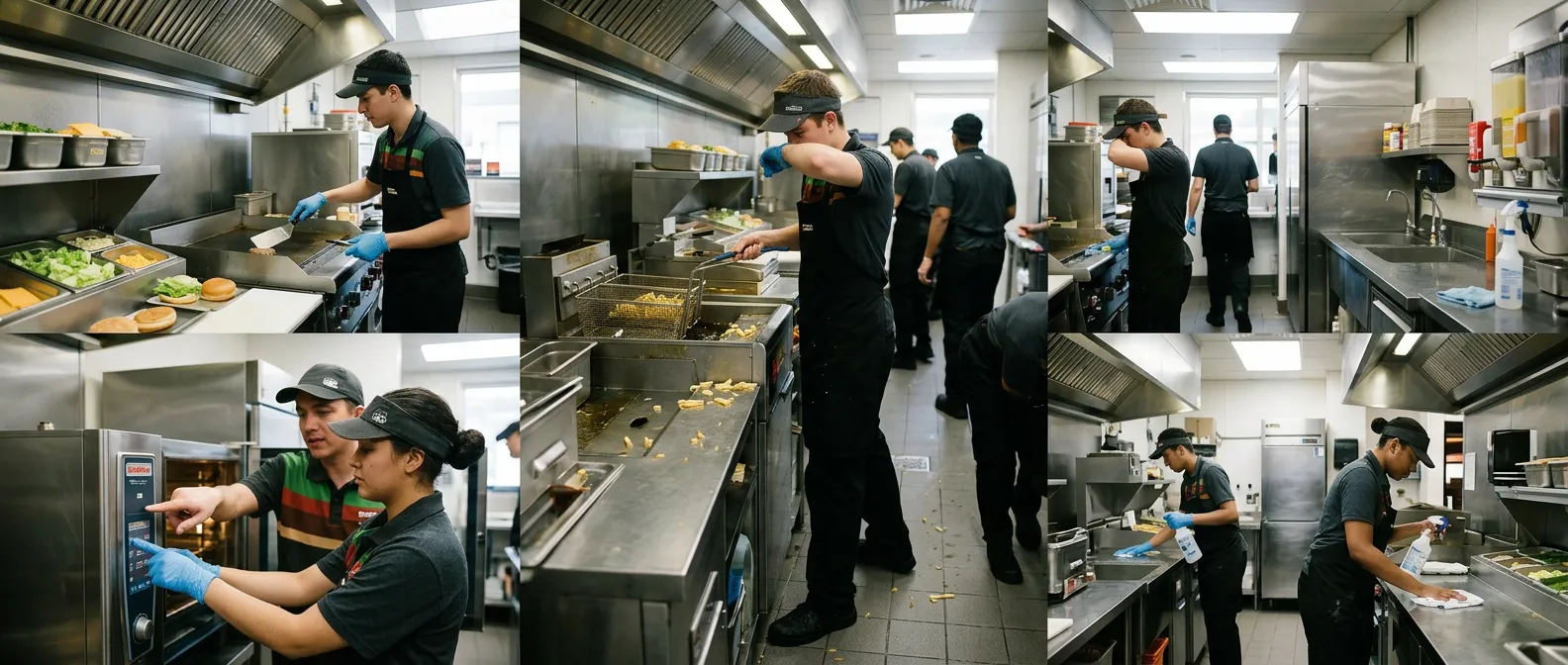Gestes professionnels en cuisine filmés en situation pour la formation des nouveaux arrivants